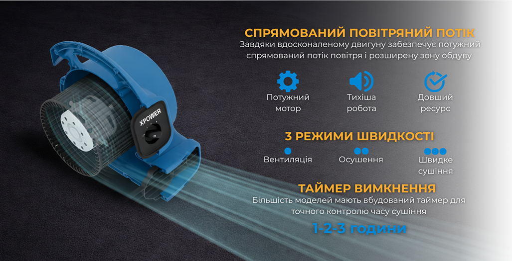 XPOWER airflow