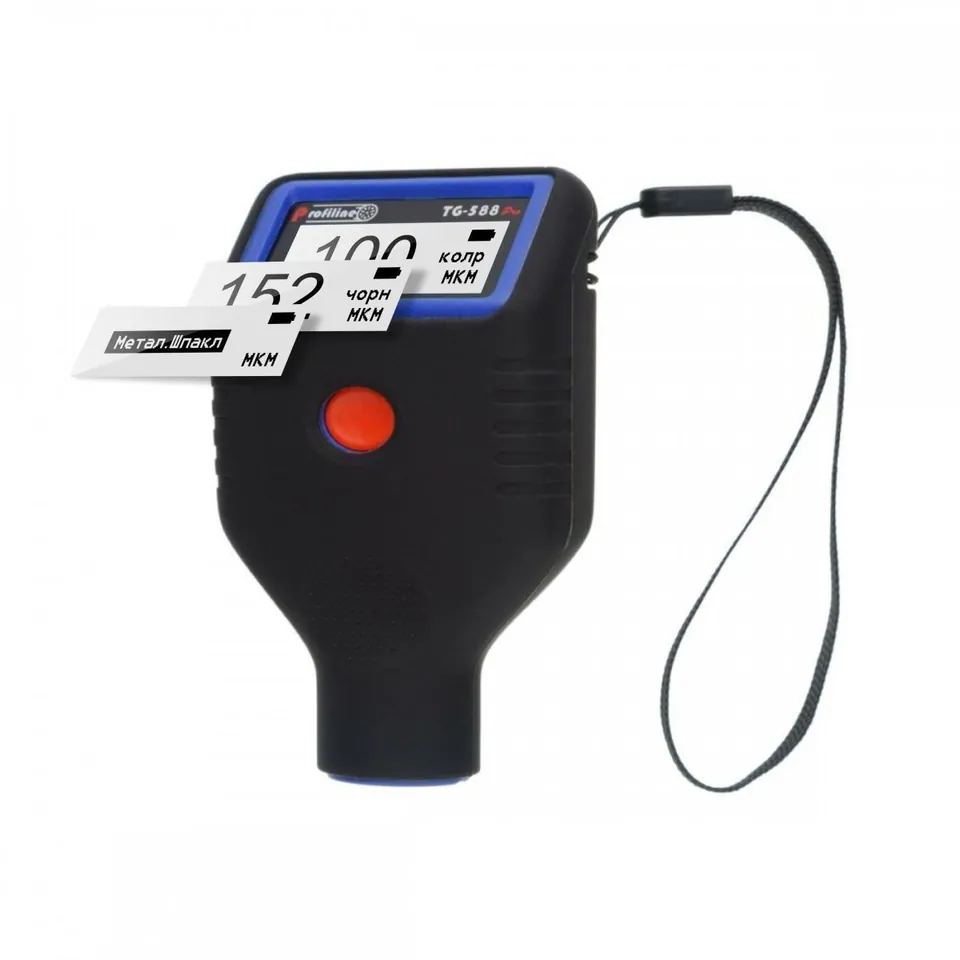 Товщиномір фарби Profiline TG-588 Pro (2000мкм, Fe/Zn/NFe/Putty)