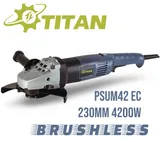 Кутова шліфувальна машина TITAN PSUM42 EC Brushless — фото 1