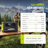 Портативна зарядна станція KSB 2400PS — фото 3