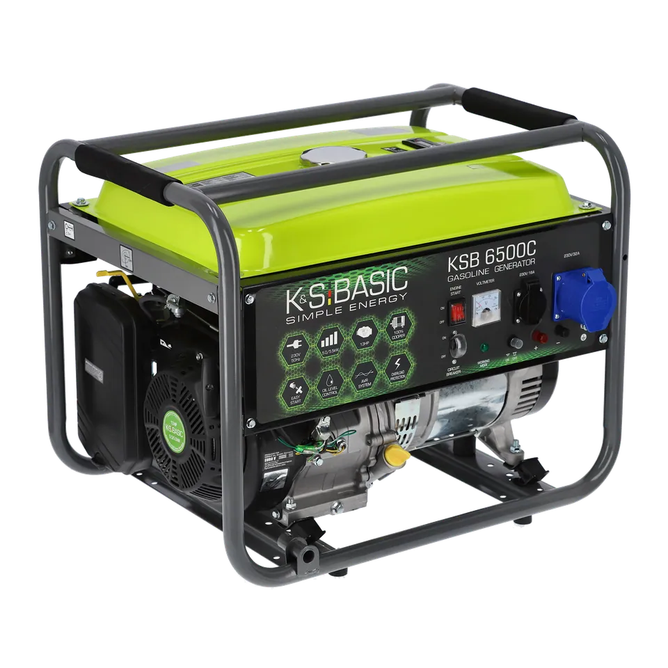 Бензиновий генератор «K&S BASIC» KSB 6500C