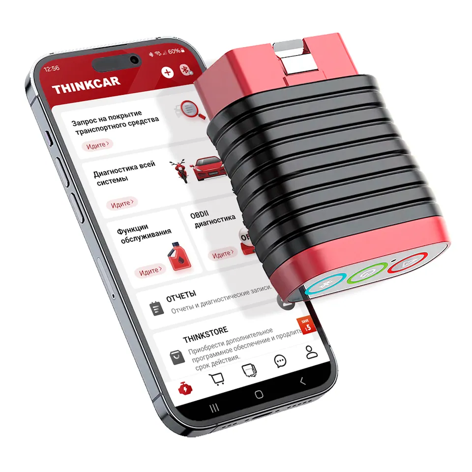 Автосканер Thinkcar ScanMate (Android/IOS, всі системи, 15 сервісних функцій, безстрокові оновлення)
