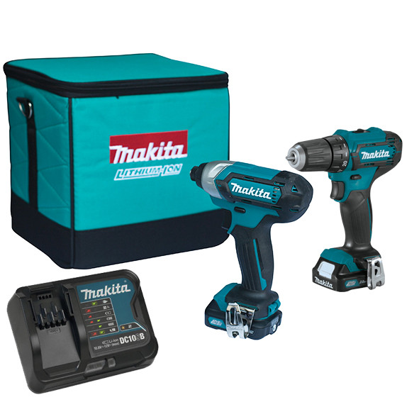 Дриль-шурупокрут Makita CLX224SA (DF333 + TD110D)