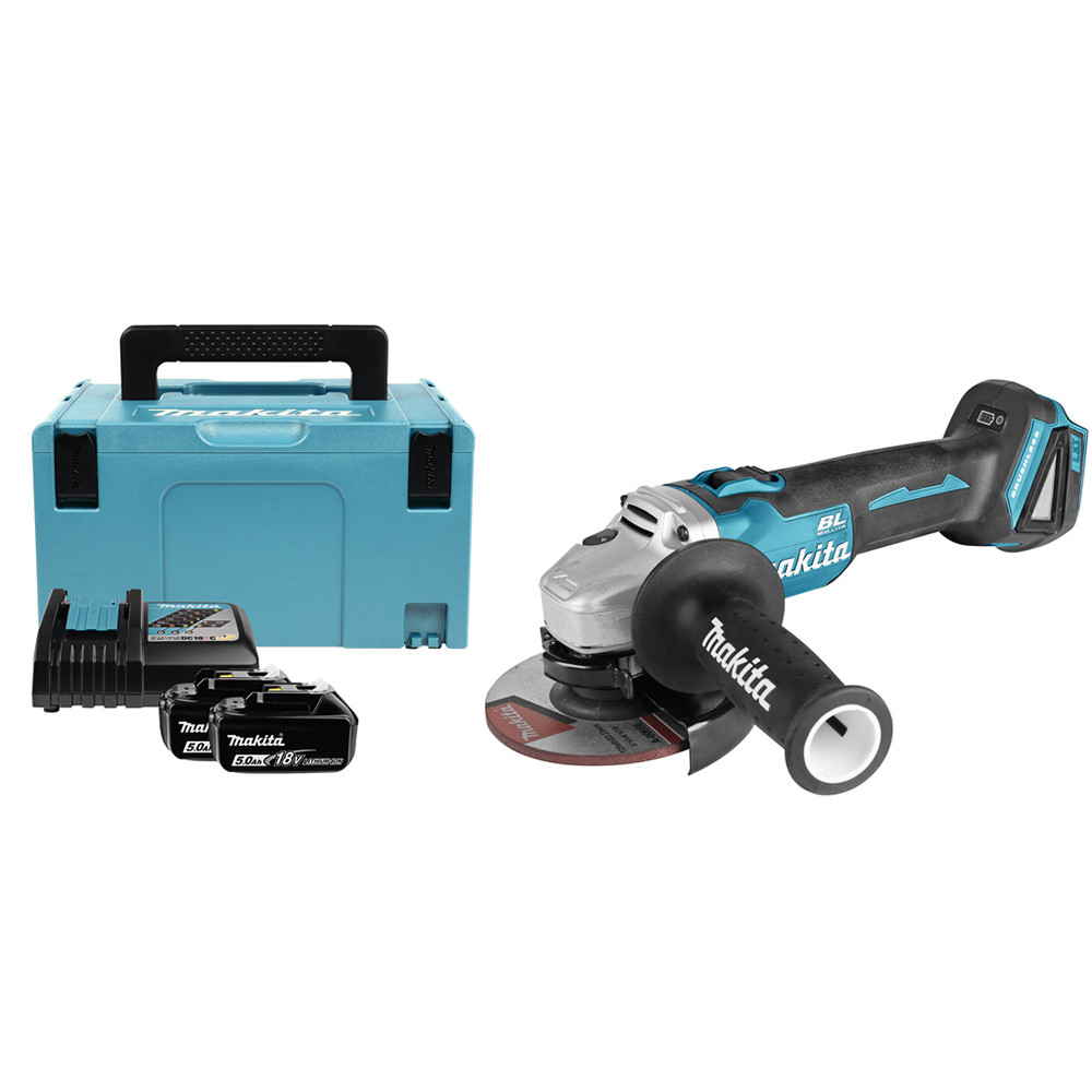 Кутова шліфувальна машина Makita DGA504RTJ