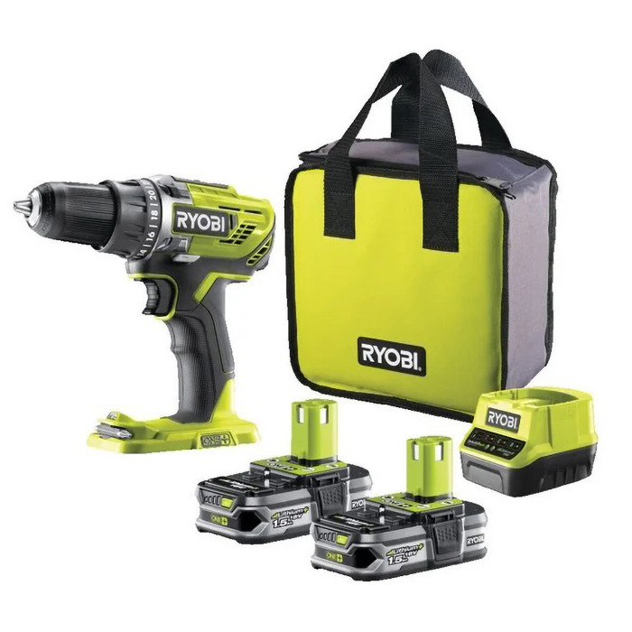 Дриль-шурупокрут RYOBI R18DD3-215S ONE+