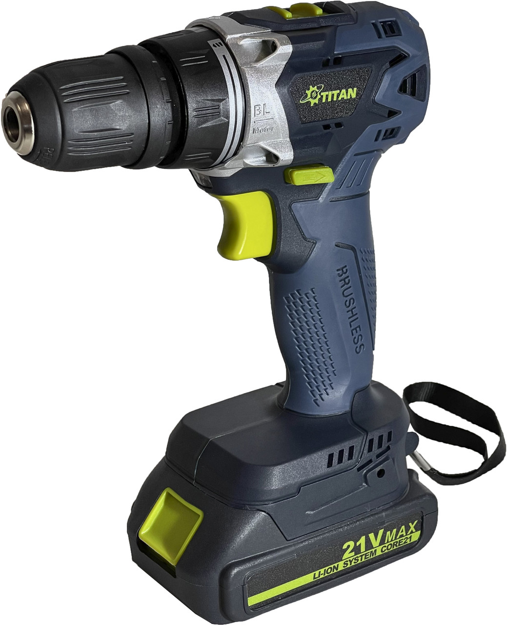 Дриль-шурупокрут TITAN PDS4821B-CORE SET222